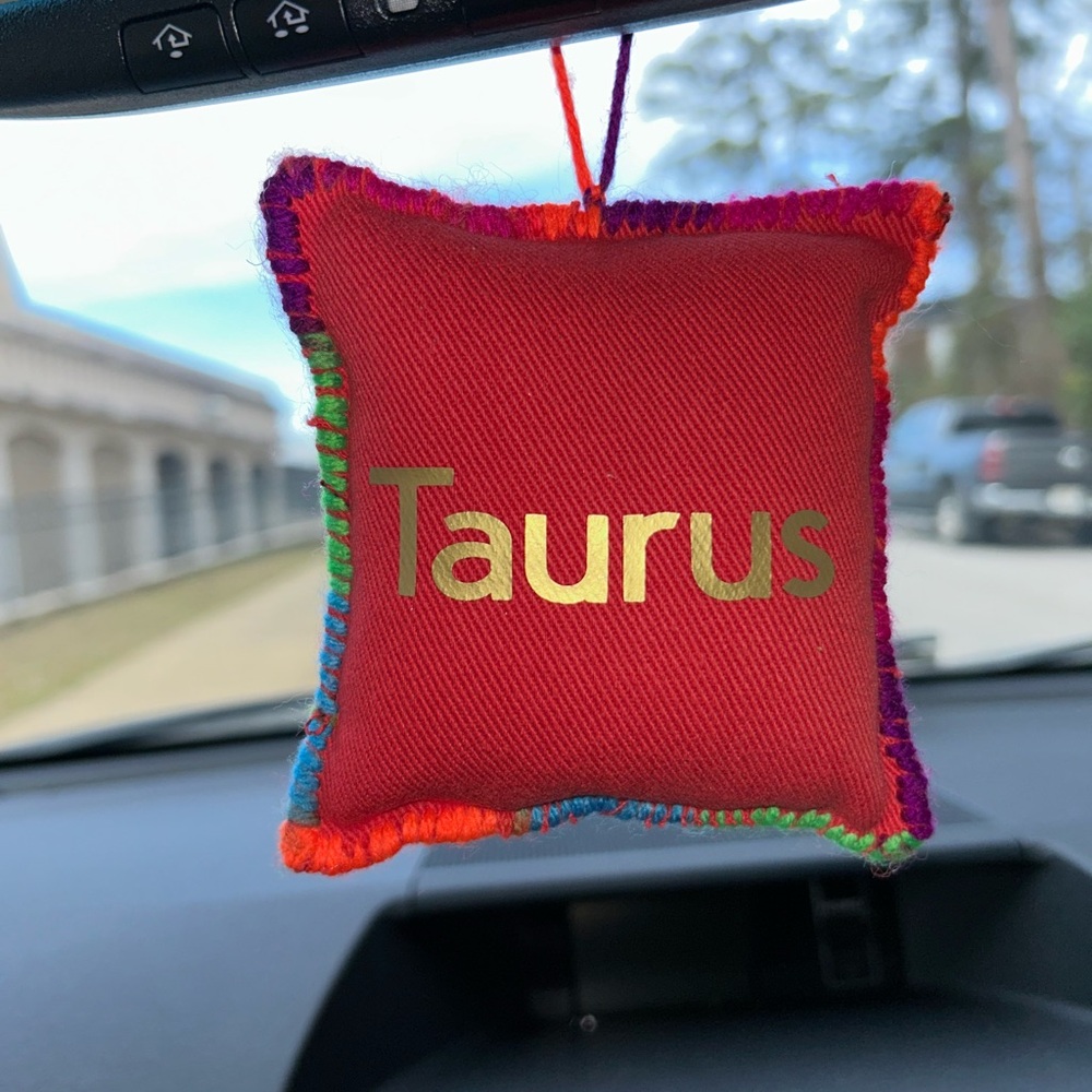 Taurus Red Hanging Decor